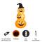 Glitzhome® 8ft Lighted Inflatable Stacked Jack-O-Lantern Pumpkins Décor